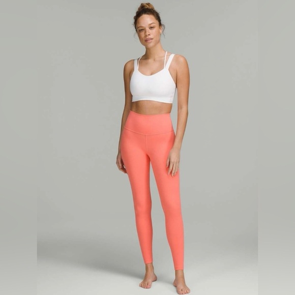 Lululemon High Rise Align Leggings Coral Raspberry Cream in size 8 - Picture 1 of 7